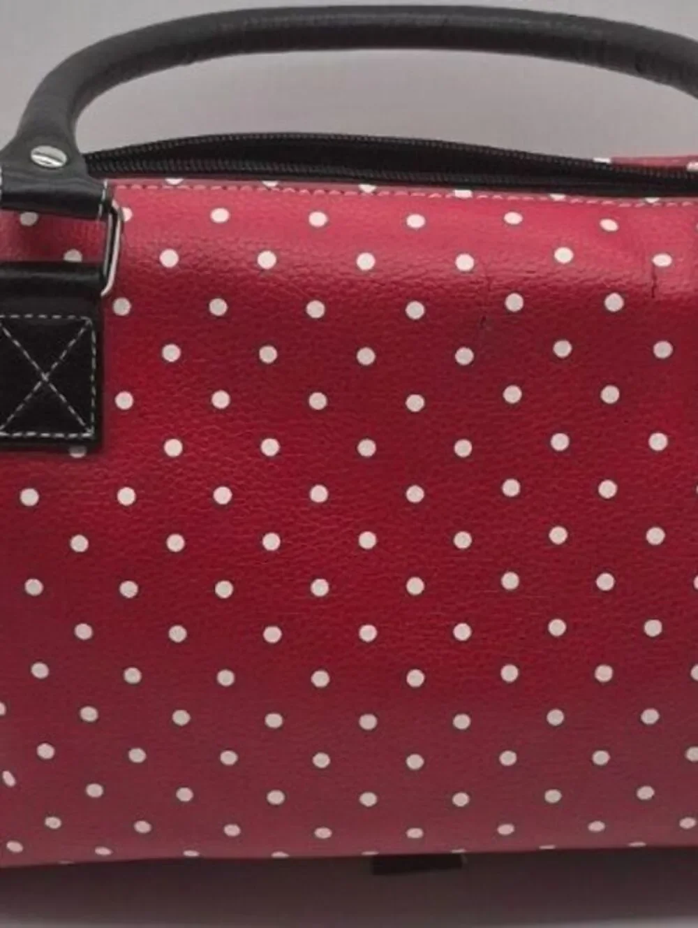 Disney Parks Minnie Mouse Red Polka Dot Satchel Handbag